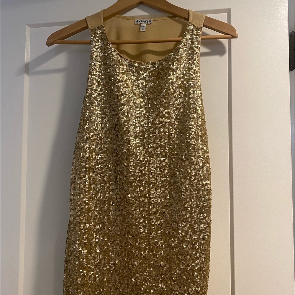 Women’s Express Gold Tank Top size Medium
